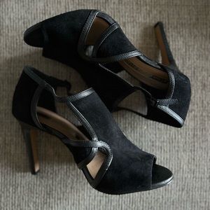 Audrey Brooke black heels wedding date night